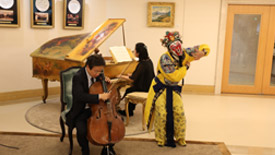 <張正傑返國30週年音樂會>，與鋼琴家廖皎含、京劇演員朱陸豪合作。